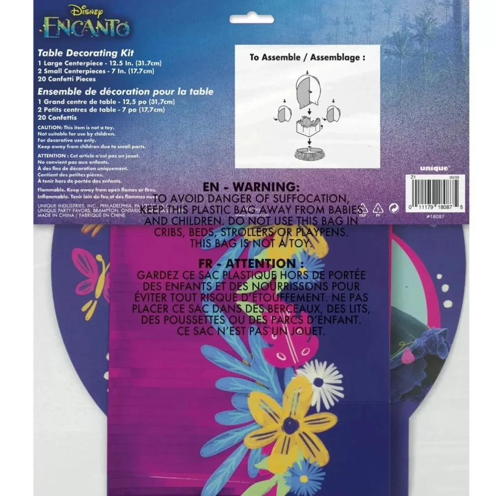 Disney's Encanto Table Decorating Kit With Confetti Birthday Party Supplies New